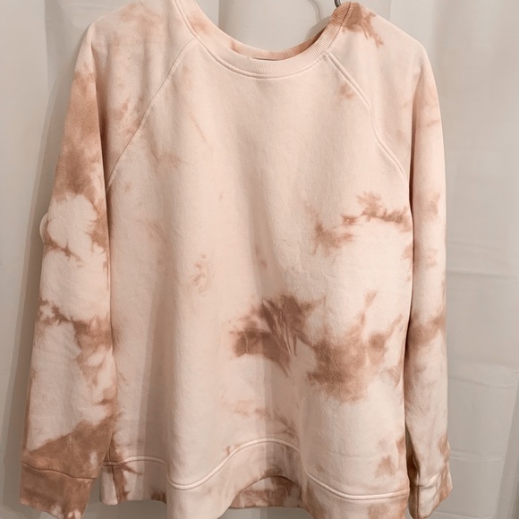 Tan Cloud Dye Crewneck Sweatshirt - Picture 2 of 2